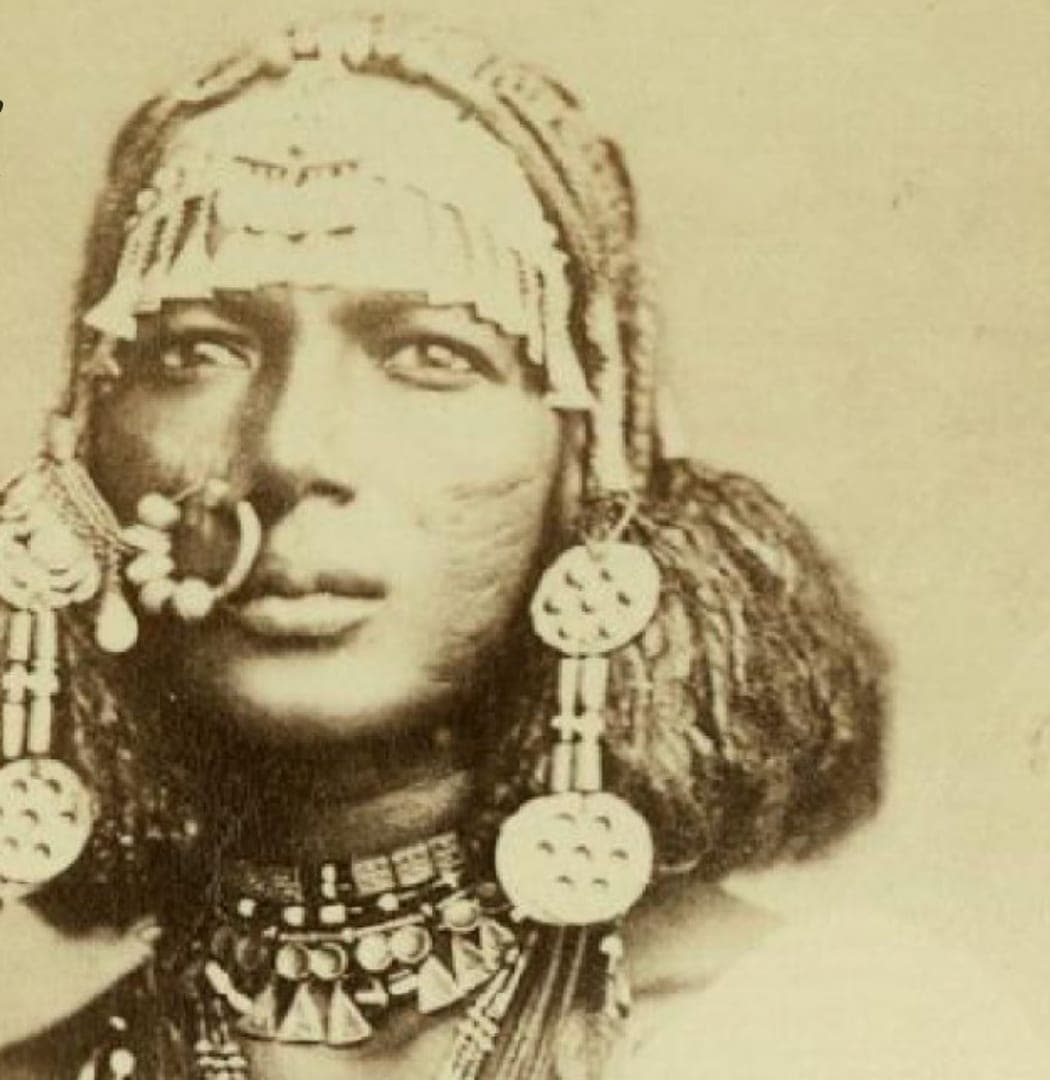 Historical portrait — adornment and identity